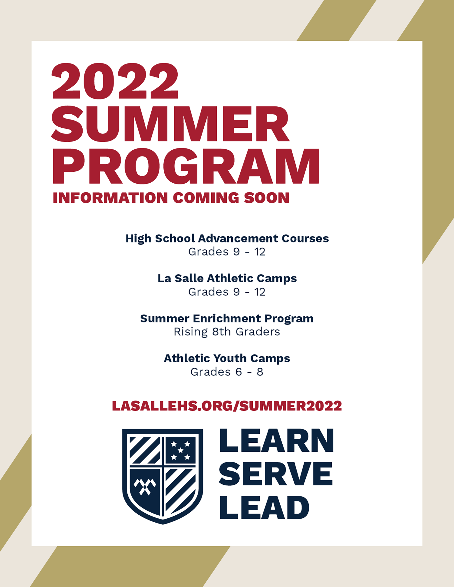 2022 Summer Program